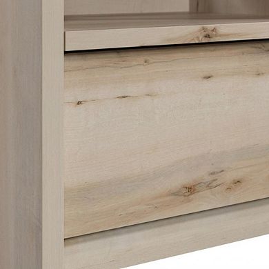 Starlight Canyon Home Brown Mid-Century Modern Rectangle Night Stand with Storage Drawer