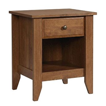 Starlight Canyon Home Oiled Oak Finish Night Stand with Coastal Cottage Style and Square Shape