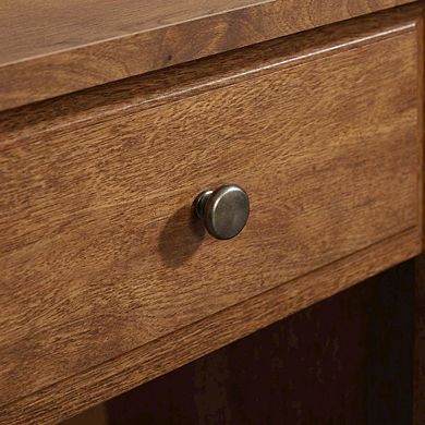 Starlight Canyon Home Oiled Oak Finish Night Stand with Coastal Cottage Style and Square Shape