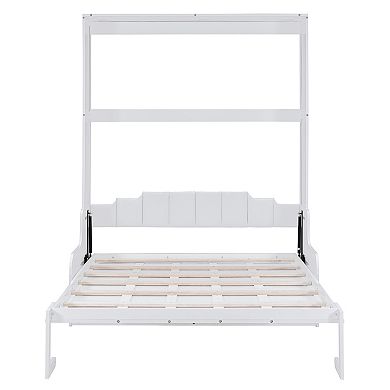 Merax Queen Size Murphy Bed Wall Bed with Cushion
