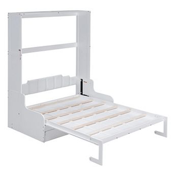 Merax Queen Size Murphy Bed Wall Bed with Cushion
