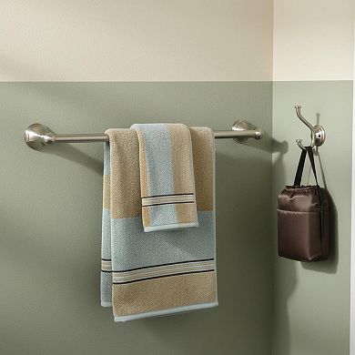 18-inch Brushed Nickel Single Bathroom Towel Bar Wall-Mounted for Bath Kitchen
