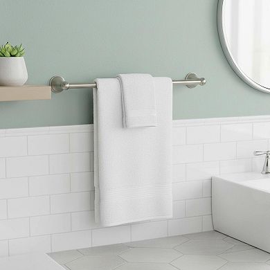 18-inch Brushed Nickel Single Bathroom Towel Bar Wall-Mounted for Bath Kitchen