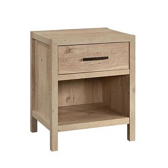 Starlight Canyon Home Oak Finish Nightstand with Coastal Cottage Style and Rectangle Design