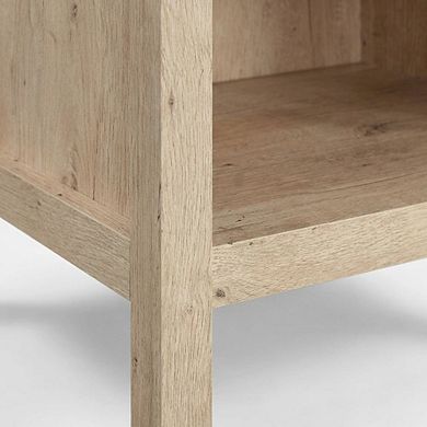Starlight Canyon Home Oak Finish Nightstand with Coastal Cottage Style and Rectangle Design