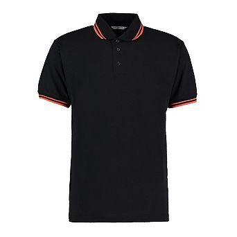 Kustom Kit Mens Tipped Piqué Short Sleeve Polo Shirt