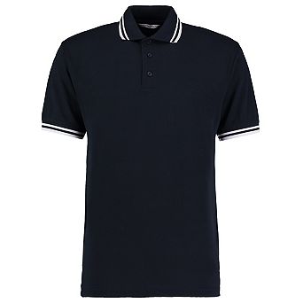 Kustom Kit Mens Tipped Piqué Short Sleeve Polo Shirt