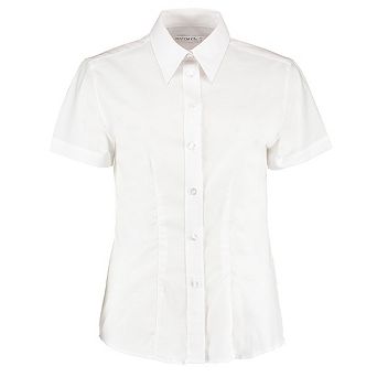 Kustom Kit Ladies Workwear Oxford Short Sleeve Shirt