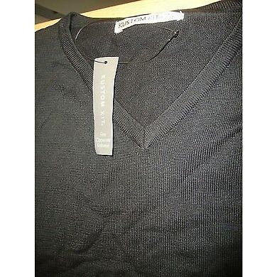 Kustom Kit Mens Arundel Long Sleeve V-Neck Sweater