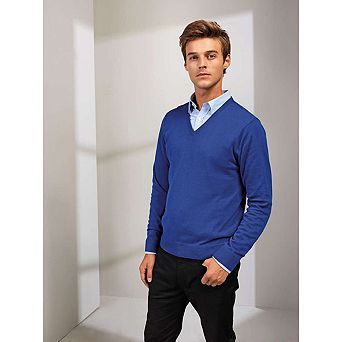 Premier Mens V-Neck Knitted Sweater