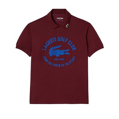Lacoste Mens Cotton Classic Golf Polo Shirt