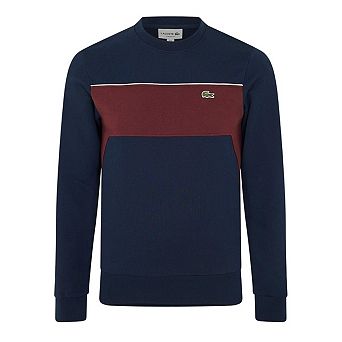 Lacoste Mens Colour Block Sweatshirt