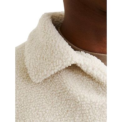 Jack And Jones Mens Teddy Fleece Long-Sleeved Sweatshirt