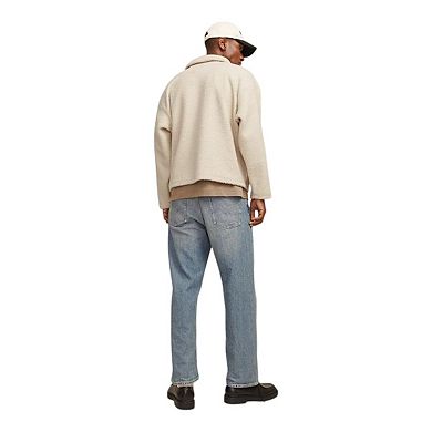 Jack And Jones Mens Teddy Fleece Long-Sleeved Sweatshirt