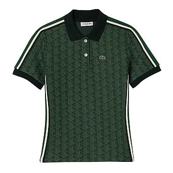 Lacoste Mens Monogram Jacquard Polo Shirt