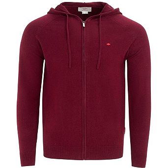 Lee Cooper Mens Acrylic Full Zip Hoodie