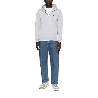 Lacoste Mens Logo Relaxed Fit Long-Sleeved Hoodie