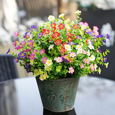 Artificial Daisy Flowers, Faux Bulk Outdoor Spring Garden Decor