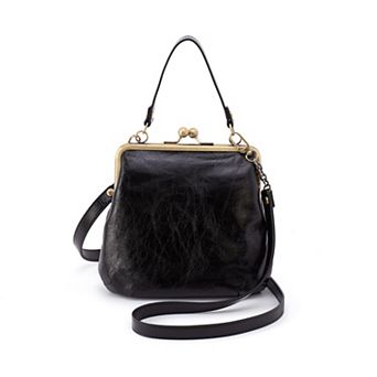 Vintage Leather Crossbody Bag Removable Strap Top Handle Phone Pocket