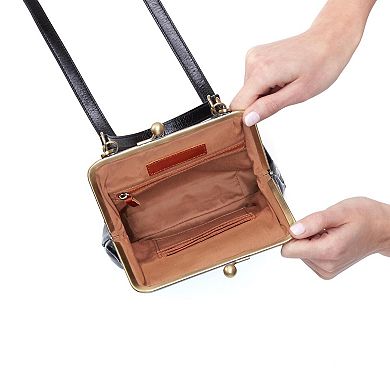 Vintage Leather Crossbody Bag Removable Strap Top Handle Phone Pocket