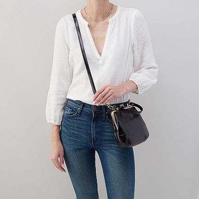 Vintage Leather Crossbody Bag Removable Strap Top Handle Phone Pocket
