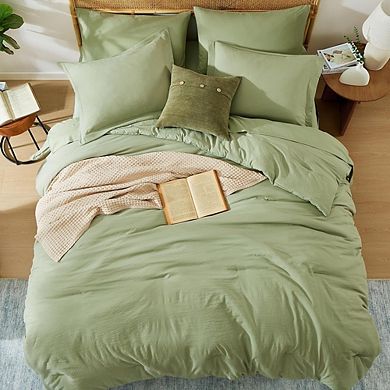 7-Piece Bed-in-a-Bag Comforter Set, Soft All-Season Bedding with Sheets & Shams