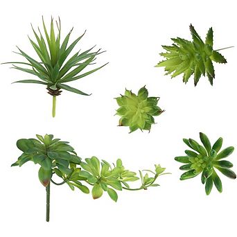 Artificial Succulent Plants, Realistic Faux Greenery for Home & Event Decor