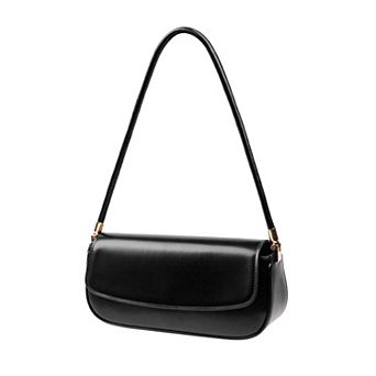 Genuine Leather Women's Mini Hobo Handbags Magnetic Closure Everyday Purses