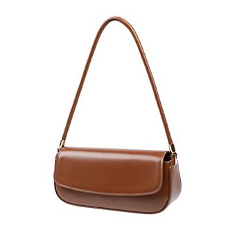 Genuine Leather Women's Mini Hobo Handbags Magnetic Closure Everyday Purses