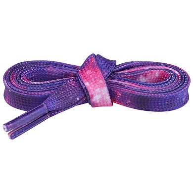 Women's Gradient Shoelaces for Sneakers Tie-Dye Flat Strings 1 Pair 63"
