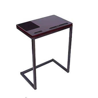 BirdRock Home C-Shaped Multi-Tasking End Table