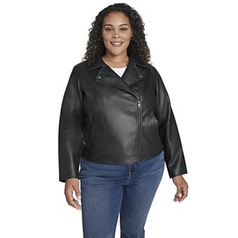 Plus Size Levi's® Faux Leather Slim Moto Jacket