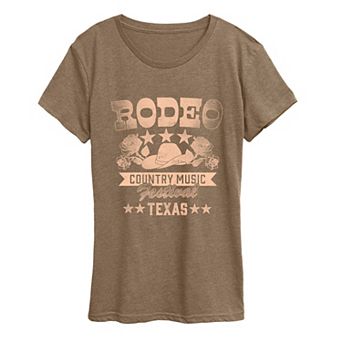 Women's Distressed Rodeo Country Music Festival Graphic Tee