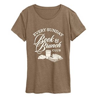 Women's “Every Sunday Book & Brunch Club” Graphic Tee