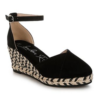 London Rag Nuclas Women's Espadrille Slingback Wedge Heels