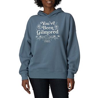 Women's Gilmore Girls “You've Been Gilmored” Floral Oversized Fleece Hoodie Sweatshirt