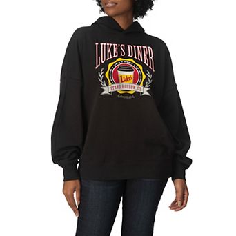 Women's Gilmore Girls Luke's Diner Oversized Fleece Hoodie Sweatshirt