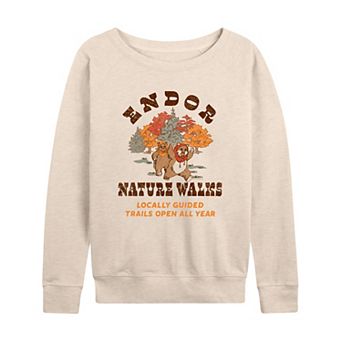 Women's Star Wars Ewok French Terry Long Sleeve Tee
