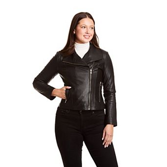 Women's Just Tanned Lamb Biker Jacket