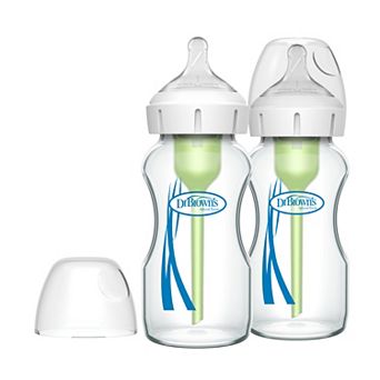Dr. Brown's 9-oz. Glass Wide-Neck Baby Bottle 2-Pack