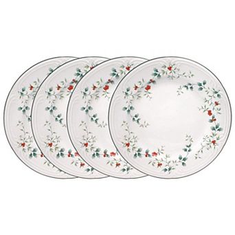 Pfaltzgraff Winterberry Set of 4 Dinner Plates