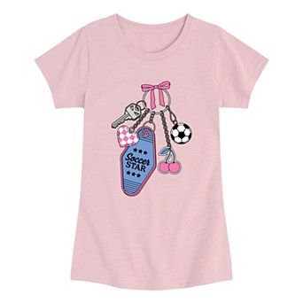 Girls 7-16 Soccer Star Graphic Tee