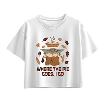 Girls 7-16 Star Wars Mandalorian Grogu Boxy Tee