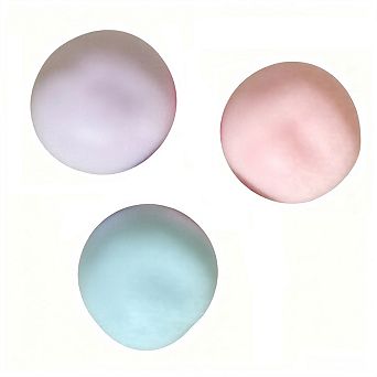 3 Pack Crunchy Squishy Stress Ball With Beads Toys