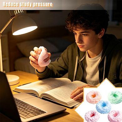 3 Pack Crunchy Squishy Stress Ball With Beads Toys