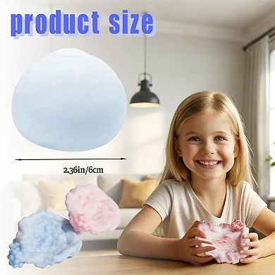 3 Pack Crunchy Squishy Stress Ball With Beads Toys