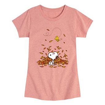 Girls 7-16 Peanuts Snoopy & Woodstock Graphic Tee
