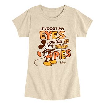 Girls 7-16 Disney's Mickey Mouse "I've Got My Eyes on the Pies" Graphic Tee