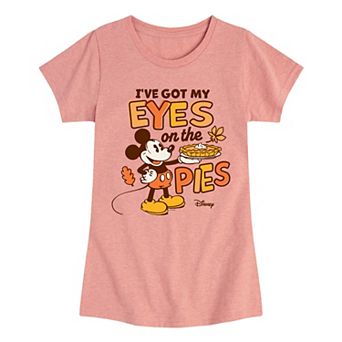 Girls 7-16 Disney's Mickey Mouse "I've Got My Eyes on the Pies" Graphic Tee