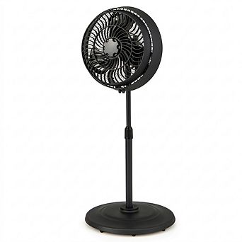16 Inch Outdoor Misting Fan Oscillating Pedestal Cooling Fan for Patio